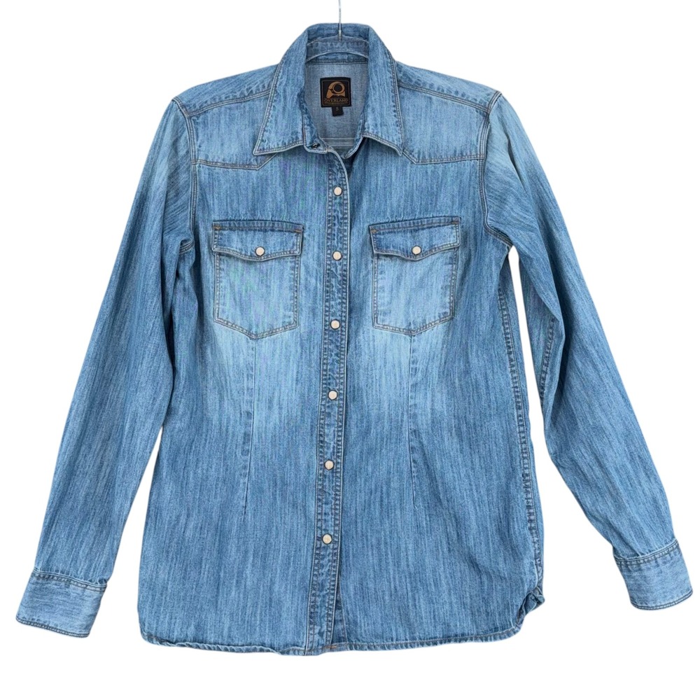 Classic Women's Light Blue Button Down Shirt
